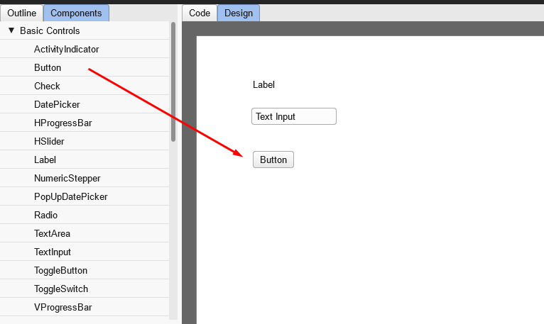 Screenshot: Button