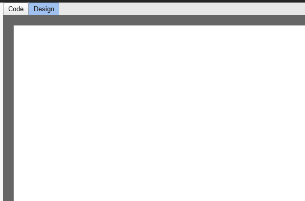 Screenshot: Designer Tabs